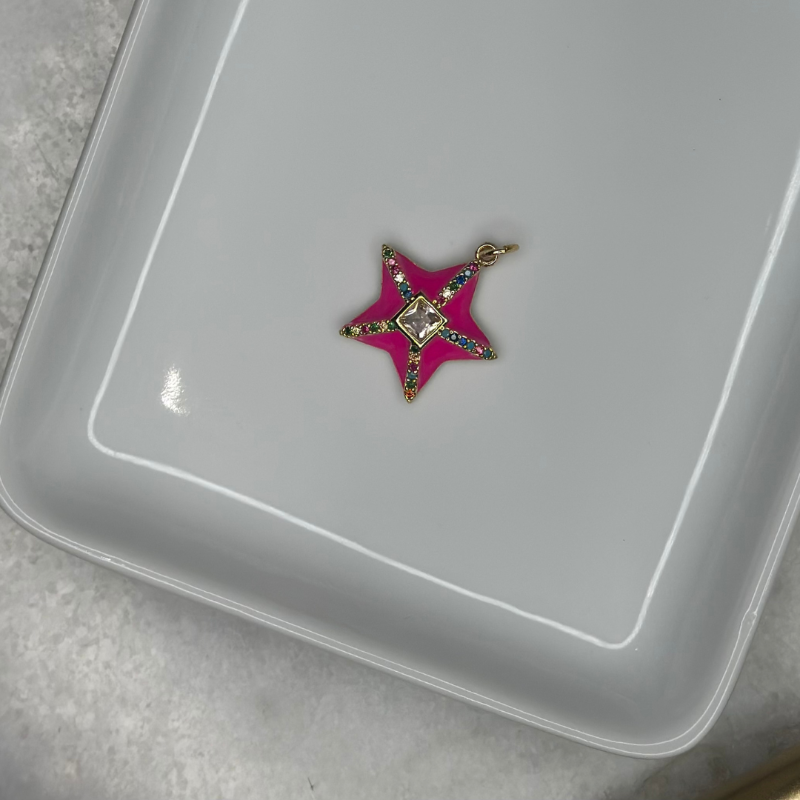Pink Starfish Charm