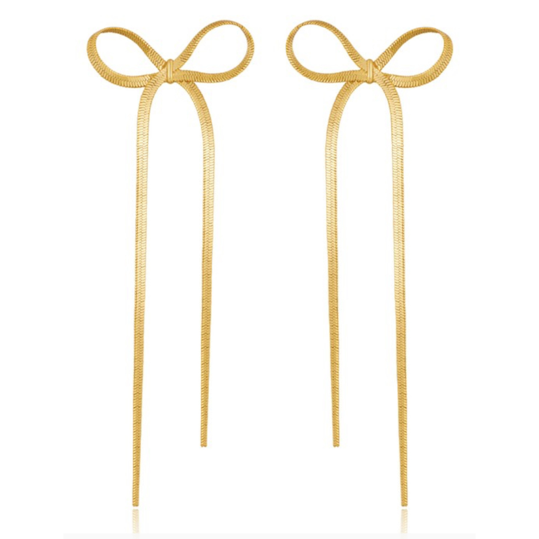 Long Bow Earrings
