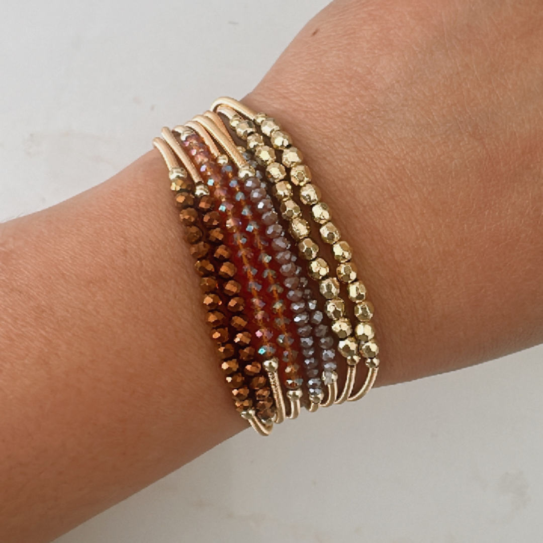 Guitar String Beaded Bracelet