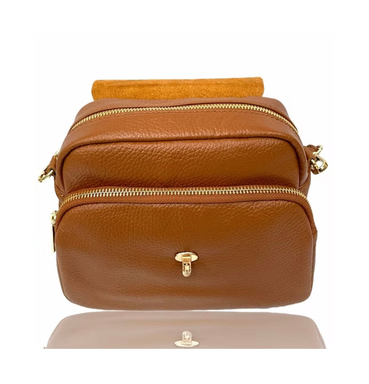 Bibi Bumble Bee Leather Crossbody Bag
