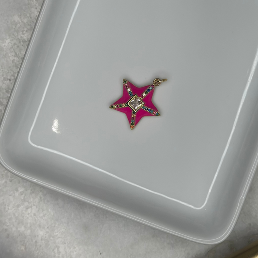 Pink Starfish Charm