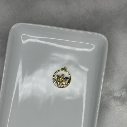 Sparkle Starfish Charm