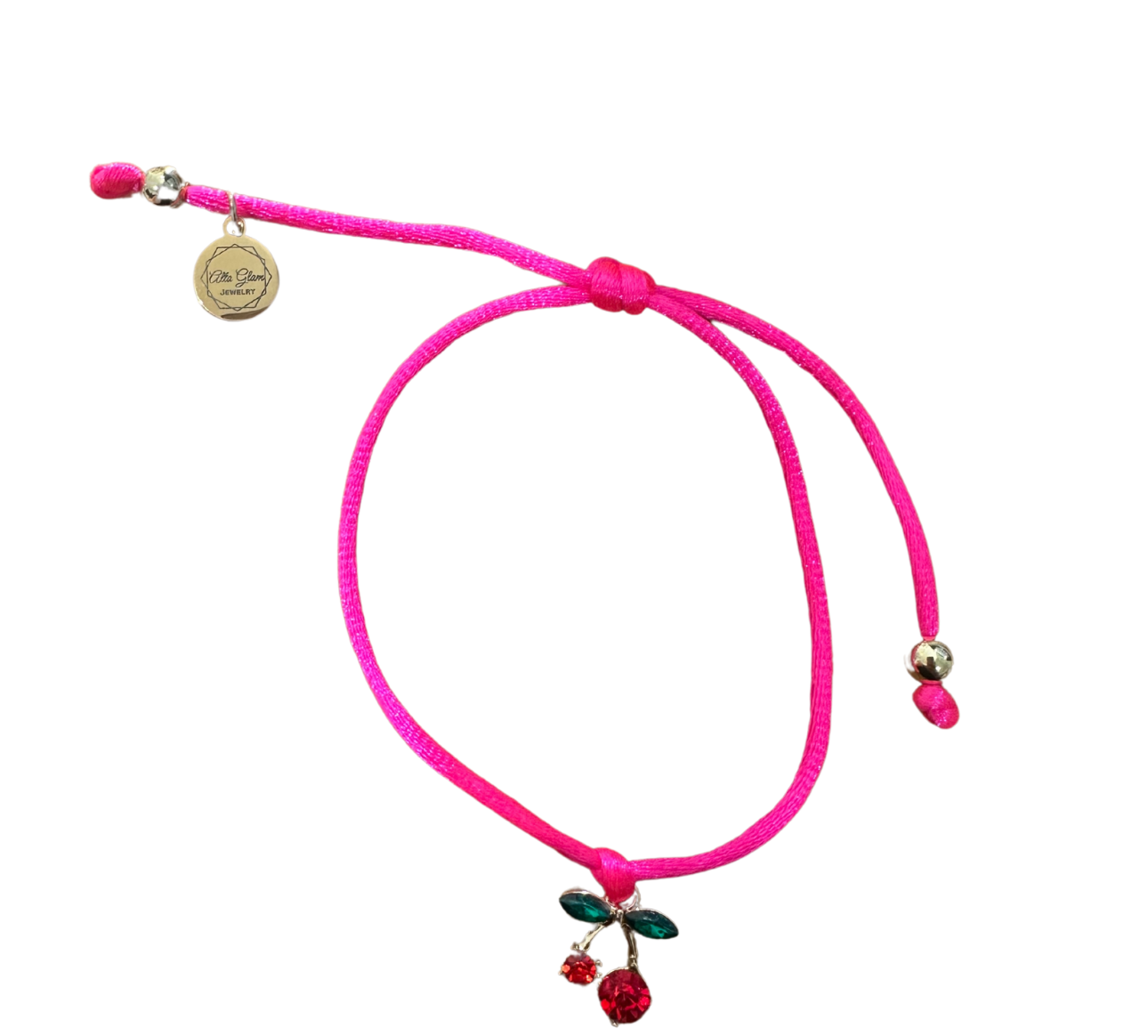 Cherry Satin Bracelet