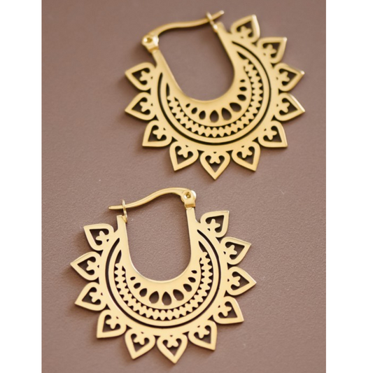 Bohemian Hoop Earrings