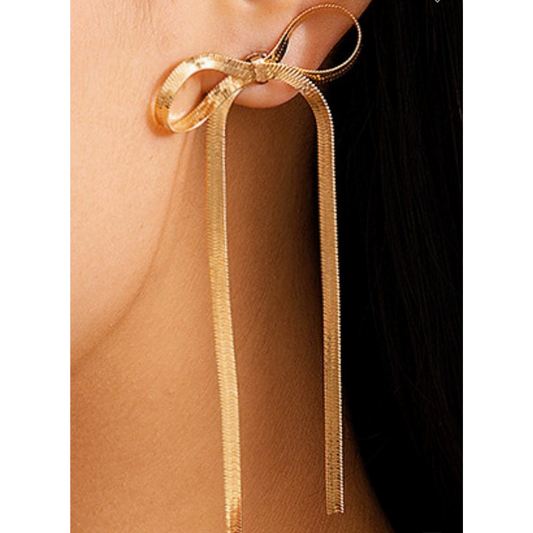 Long Bow Earrings